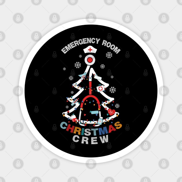 Emergency Room Christmas Crew Magnet by The WYLD Tribe